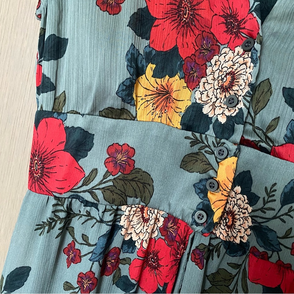 Zara floral romper dress - Picture 4 of 8